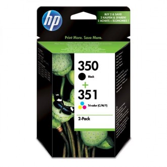 Inkout HP SD412EE (350/351) na 200 + 170 stran