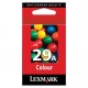 Lexmark 18C1529E (#29A), originální inkoust, barevný