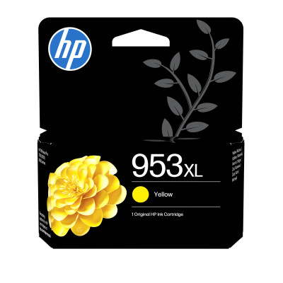 HP F6U18AE (953XL), originální inkoust, žlutý, 1600 stran