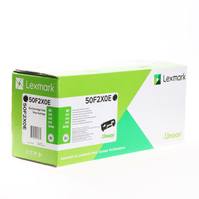 Lexmark 50F2X0E, originální toner, černý, 10000 stran