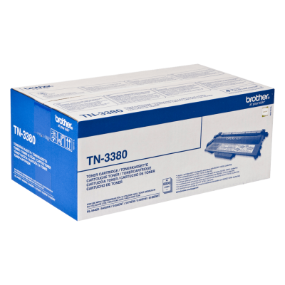 Brother TN-3380Bk, originální toner, černý, 8000 stran