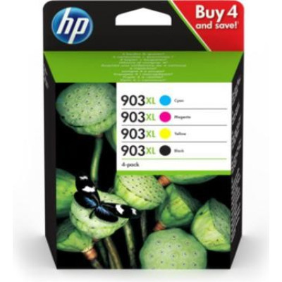 HP 3HZ51AE (903XL), originální inkoust, CMYK, 825 stran, 4-pack