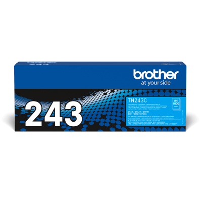 Brother TN-243C, originální toner, azurový, 1000 stran