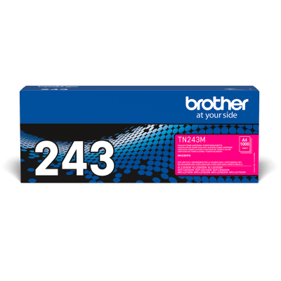 Brother TN-243M, originální toner, purpurový, 1000 stran