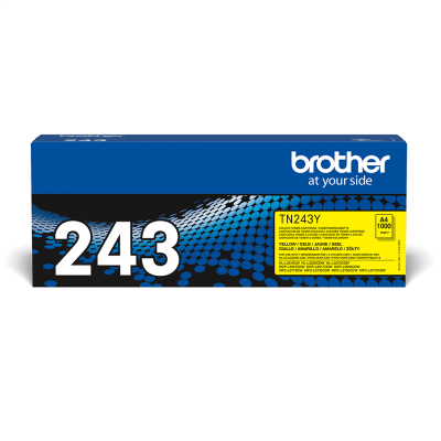 Brother TN-243Y, originální toner, žlutý, 1000 stran