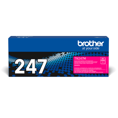Brother TN-247M, originální toner, purpurový, 2300 stran