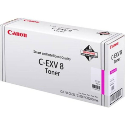Canon C-EXV8M (7627A002), originální toner, purpurový, 25000 stran