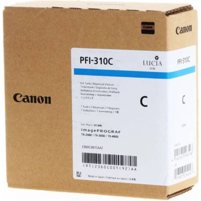 Canon PFI-310C (2360C001), originální inkoust, azurový, 330 ml