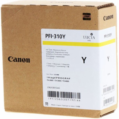 Canon PFI-310Y (2362C001), originální inkoust, žlutý, 330 ml