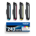 Brother TN-243CMYK, originální toner, CMYK, 4 x 1000 stran, 4-pack