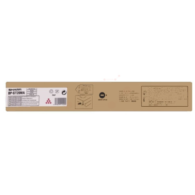 Sharp BP-GT20MB, originální toner, purpurový, 5000 stran