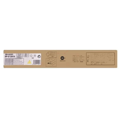 Sharp BP-GT20YB, originální toner, žlutý, 5000 stran