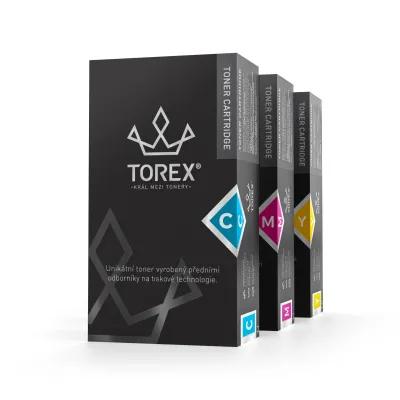 TOREX® toner kompatibilní s HP CF372AM (304A), CMY, 3 × 2800 stran, 3-pack