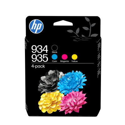HP 6ZC72AE (934/935), originální inkoust, CMYK, 400 stran, 4-pack