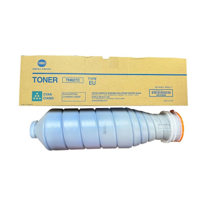Konica Minolta TN-627C (ACVV450), originální toner, azurový, 208400 stran