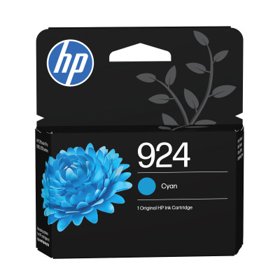 HP 4K0U3NE (924), originální inkoust, azurový, 400 stran