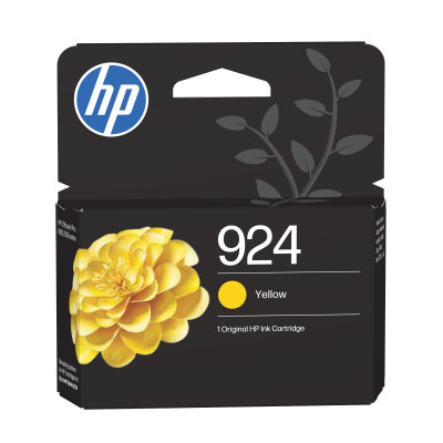 HP 4K0U5NE (924), originální inkoust, žlutý, 400 stran