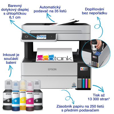 Multifunkční tiskárna Epson EcoTank L6460 (C11CJ89403)