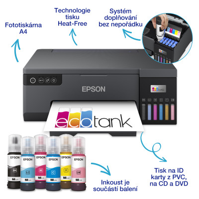 Inkoustová tiskárna Epson EcoTank L8050 (C11CK37402)