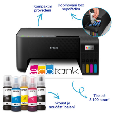 Multifunkční tiskárna Epson EcoTank L3270 (C11CJ67434)