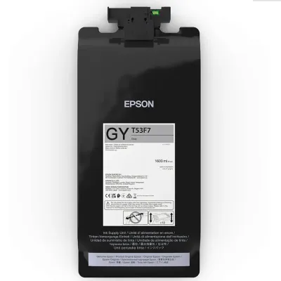 Epson T53F7 (C13T53F700), originální inkoust, šedý, 1600 ml