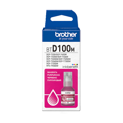 Brother BTD100M, originální inkoust, purpurový, 5000 stran (48,8 ml)