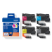 Brother LC-521VAL, originální inkoust, CMYK, 500 stran, 4-pack