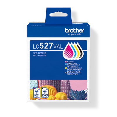 Brother LC-527VAL, originální inkoust, CMYK, 1300/900 stran, 4-pack