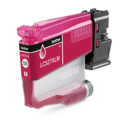Brother LC-527XLM, originální inkoust, purpurový, 2000 stran