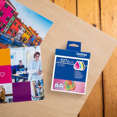Brother LC-527XLVAL, originální inkoust, CMYK, 3000/2000 stran, 4-pack