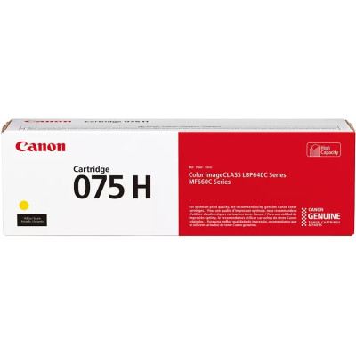 Canon 075HY (6366C002), originální toner, žlutý, 2500 stran