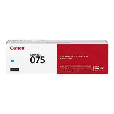 Canon 075C (6364C002), originální toner, azurový, 1300 stran