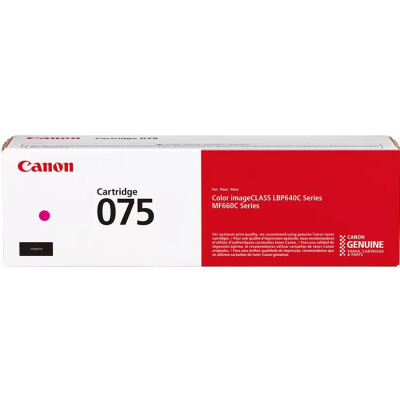 Canon 075M (6363C002), originální toner, purpurový, 1300 stran