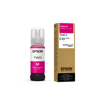 Epson T54C3 (C13T54C320), originální inkoust, purpurový, 70 ml