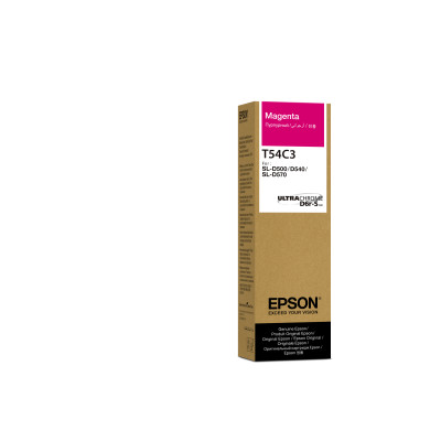 Epson T54C3 (C13T54C320), originální inkoust, purpurový, 70 ml