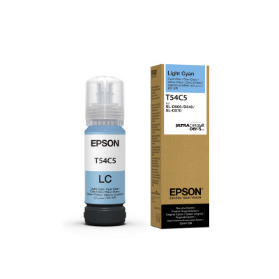 Epson T54C5 (C13T54C520), originální inkoust, světle azurový, 70 ml
