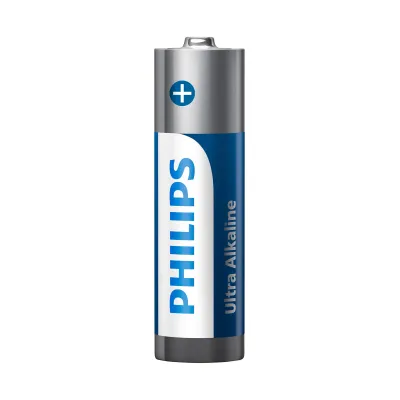 Philips alkalická baterie AA, 4-pack, Ultra Alkaline (LR6E4B/10)