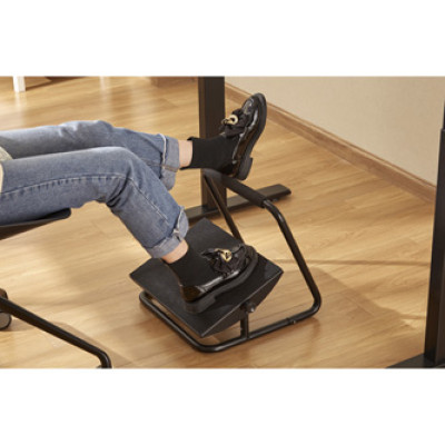 Powerton ERGO FLEX podstavec pod nohy, černý