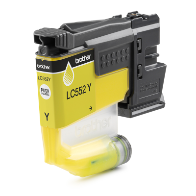 Brother LC-552Y, originální inkoust, žlutý, 550 stran