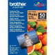 Brother Premium Glossy Photo Paper, BP71GP50, foto papír, lesklý, bílý, 10x15cm, 4x6", 260 g/m2, 50 ks, inkoustový