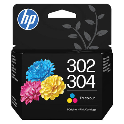 HP B7RT6AE (302/304), originální inkoust, barevný, 150 stran