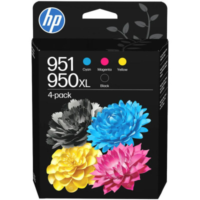 HP C3WK1AE (950XL/951), originální inkoust, CMYK, 1650/535 stran, 4-pack