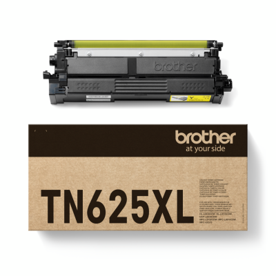Brother TN-625XLY, originální toner, žlutý, 4500 stran