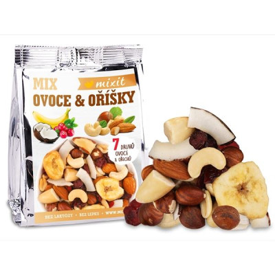 Mixit - mix oříšků a ovoce do kapsy, 80 g