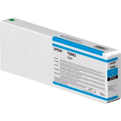 Epson C13T56P200, originální inkoust, azurový, 700ml