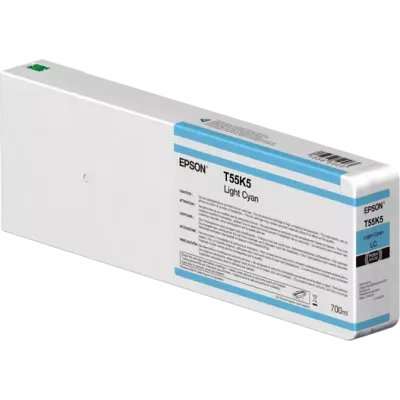 Epson C13T56P500, originální inkoust, světle azurový, 700ml