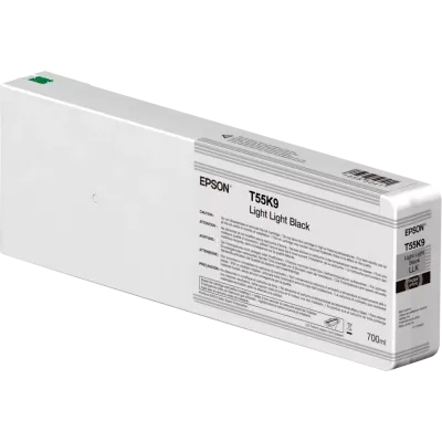 Epson C13T56P900, originální inkoust, šedý/černý, 700ml