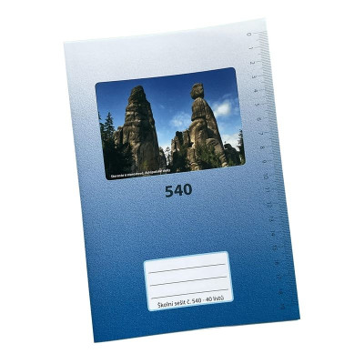 Sešit 540 A5,čistý,40 listů