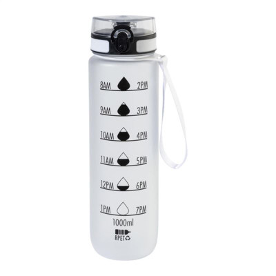 Motivační láhev, transparentní, 1000 ml