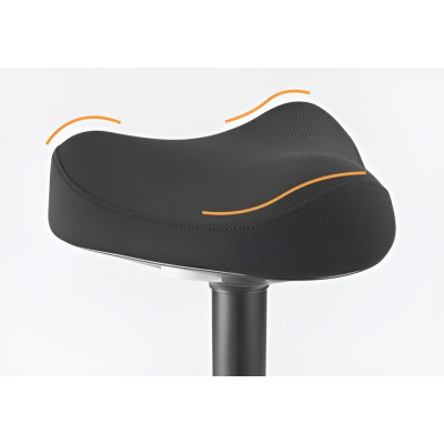 Powerton ERGO BALANC Balanční ergonomická stolička, černá